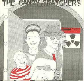 The Candy Snatchers split 7 posters with cartoon images