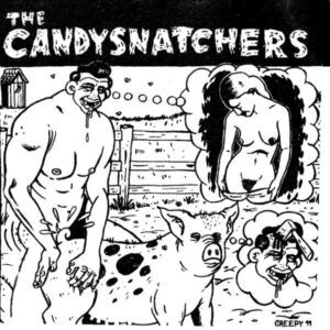 The Candy Snatchers Run You Down split poster with images