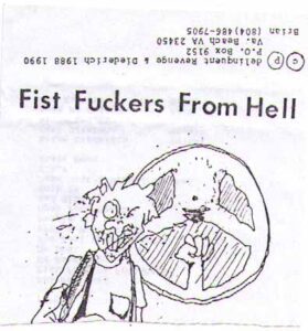Fist Fuckers From Hell Comic